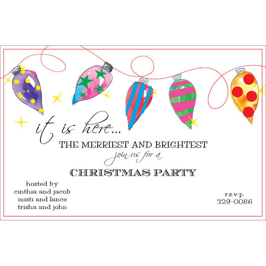 Twinkle Lights Invitations